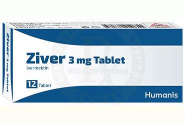 ZIVER 3 MG TABLET (12 ADET)