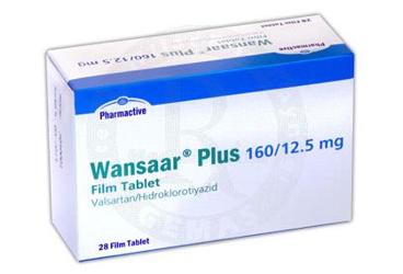 WANSAAR PLUS 160/12,5 MG FILM KAPLI TABLET (28 FILM KAPLI TABLET)