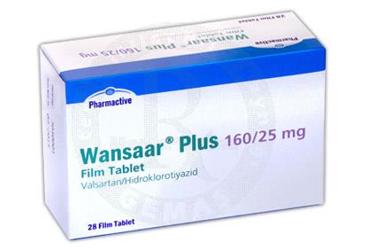 WANSAAR PLUS 160/25 MG FILM KAPLI TABLET (28 FILM KAPLI TABLET)