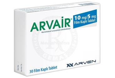 ARVAIR 10 MG/5 MG FILM KAPLI TABLET (30 TABLET)