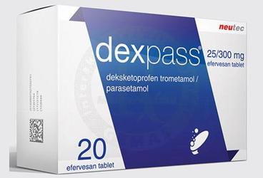 DEXPAS 25/300 MG 20 EFERVESAN TABLET