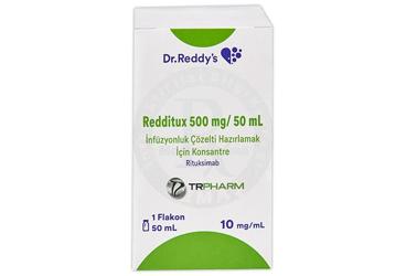 REDDITUX 500 MG/50 ML INFUZYON COZELTESI HAZIRLAMAK ICIN KONSANTRE COZELTI