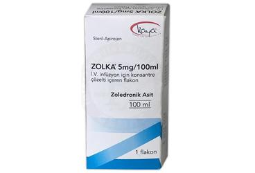 ZOLKA 5MG/100 ML IV INFUZYON ICIN KONS. COZELTI ICEREN 1 FLAKON