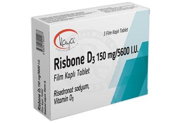 RISBONE D3 150 MG/5600 I.U. FILM KAPLI TABLET (3 FILM TABLET)