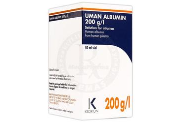 UMAN ALBUMIN 20 G/100 ML 50 ML IV INFUZYON ICIN COZELTI ICEREN FLAKON