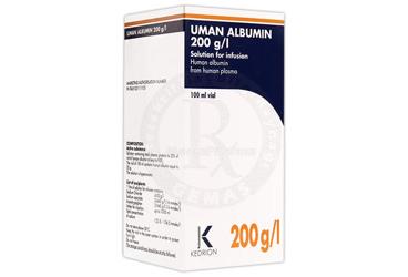 UMAN ALBUMIN 20 G/100 ML 100 ML IV INFUZYON ICIN COZELTI ICEREN FLAKON