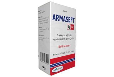 ARMASEFT 1 G IV ENJEKTABL TOZ ICEREN FLAKON (1 FLAKON+10 AMPUL)