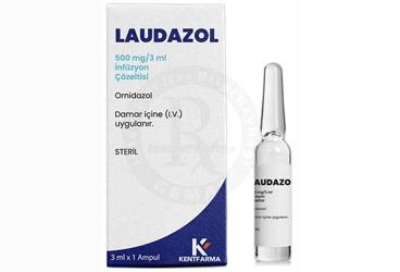 LAUDAZOL 500 MG/3 ML INFUZYON COZELTISI 1 AMPUL