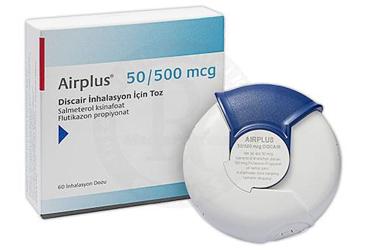 AIRPLUS 50/500 MCG DISCAIR INHALASYON ICIN TOZ 60 DOZ