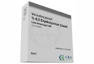 VEINDOCANOL %0,5 ENJEKSIYONLUK COZELTI