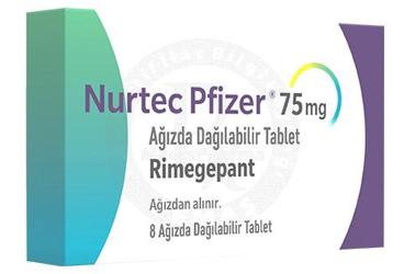 NURTEC PFIZER 75 MG AGIZDA DAGILABILIR TABLET (8 ADET)