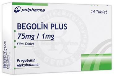 BEGOLIN PLUS 75 MG/1 MG 14 FILM TABLET