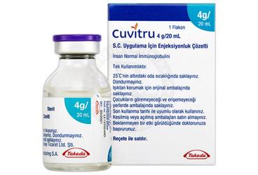 CUVITRU 4 G/20 ML S.C. UYGULAMA ICIN ENJEKSIYONLUK COZELTI