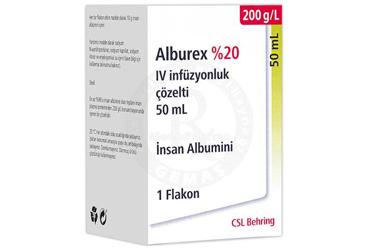 ALBUREX %20 IV INFUZYONLUK COZELTI, 50 ML