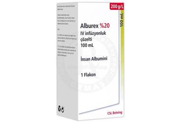 ALBUREX %20 IV INFUZYONLUK COZELTI, 100 ML