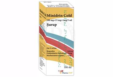 MINIDRIN COLD 100 MG + 15 MG + 1 MG / 5 ML SURUP (100 ML)