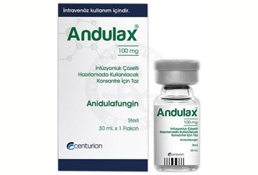 ANDULAX 100 MG INFUZYONLUK COZELTI HAZIRLAMADA KULLANILACAK KONSANTRE ICIN TOZ (1 ADET)