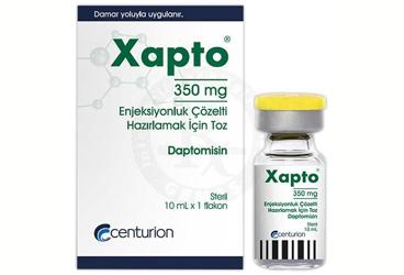 XAPTO 350 MG ENJEKSIYONLUK COZELTI HAZIRLAMAK ICIN TOZ (1 FLAKON)