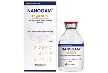 NANOGAM 20G/200 ML INFUZYONLUK COZELTI ICEREN FLAKON (1 FLAKON)