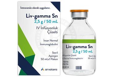 LIV-GAMMA SN 2,5 G/50 ML IV INFUZYONLUK COZELTI