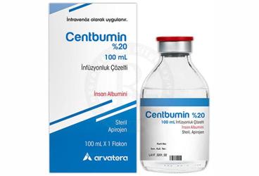 CENTBUMIN %20, 100 ML INFUZYONLUK ÇOZELTI (1 FLAKON)
