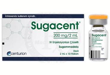 SUGACENT 200 MG/2 ML IV ENJEKSIYONLUK COZELTI (10 FLAKON)