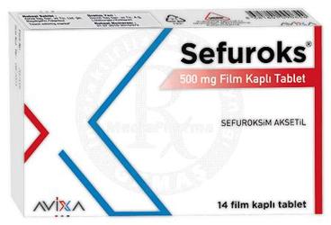 SEFUROKS 500 MG FILM KAPLI TABLET (14 TABLET)