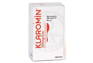 KLAROMIN 250 MG/5 ML ORAL SUSPANSUYON HAZIRLAMAK ICIN GRANUL (50 ML)