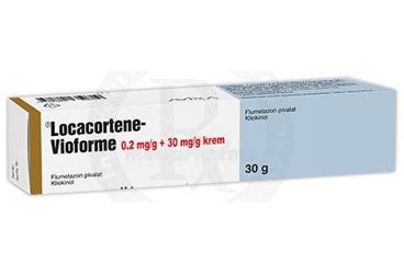 LOCACORTENE-VIOFORME 0,2 MG/G+30 MG/G KREM (30 G)