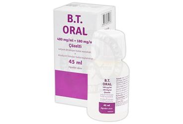B.T. ORAL 480 MG/ML + 180 MG/ML COZELTI (45 ML)