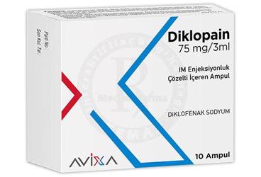 DIKLOPAIN 75 MG/3 ML IM ENJEKSIYONLUK COZELTI (10 AMPUL)