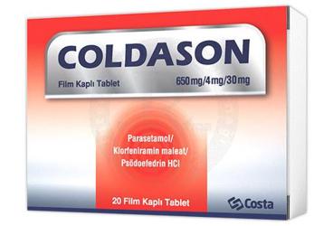 COLDASON 650 MG/4 MG/30 MG FİLM KAPLI TABLET