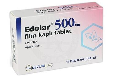 EDOLAR 500 MG 14 FILM TABLET