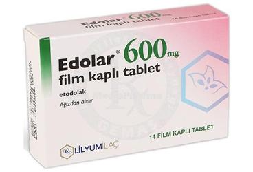 EDOLAR 600 MG 14 FILM TABLET