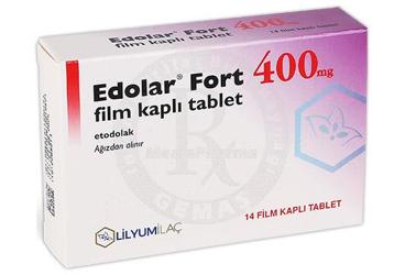 EDOLAR FORT 400 MG FILM KAPLI TABLET(14 TABLET)
