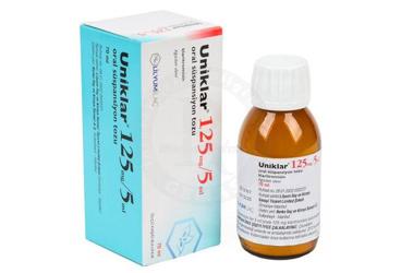 UNIKLAR 125 MG/5 ML ORAL SUSPANSIYON TOZU - 70 ML