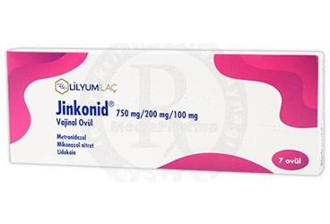 JINKONID 750 MG/ 200 MG / 100 MG 7 VAJINAL OVUL