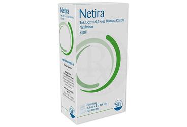 NETIRA TEK DOZ %0,3 GOZ DAMLASI, COZELTI (0,3 ML x 15 ADET)