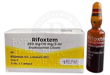 RIFOXTEM 250MG/3ML ENJEKSIYONLUK COZELTI (1 AMPUL)