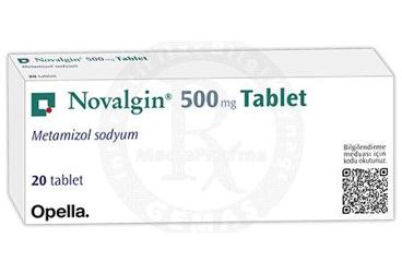 NOVALGIN 500 MG TABLET (20 TABLET)