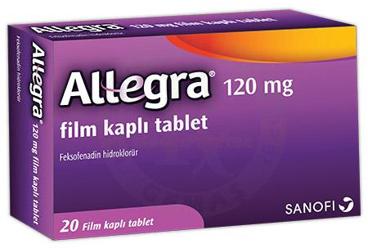 ALLEGRA 120 MG FILM KAPLI TABLET (20 TABLET)