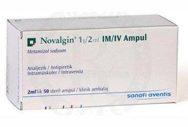 NOVALGIN 1 G 2 ML IM/IV 50 AMPUL