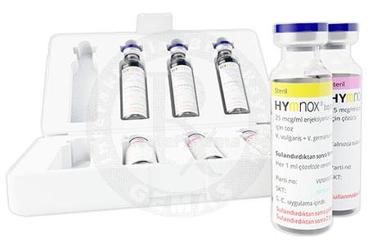 HYMNOX 25 MCG/ML + 100 MCG/ML ENJEKSIYONLUK COZELTI ICIN TOZ VE COZUCU (BASLANGIC) VESPULA