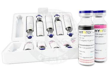 HYMNOX 100 MCG/ML ENJEKSIYONLUK COZELTI ICIN TOZ VE COZUCU (DEVAM) VESPULA