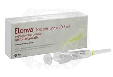 ELONVA 100 MCG/0,5 ML 1 ENJEKSIYONLUK COZELTI