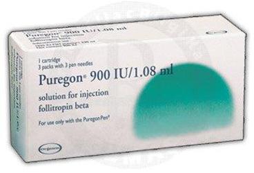 PUREGON 900 IU/1.08 ML ENJEKSIYONLUK COZELTI ICEREN KARTUS (1 KARTUS)