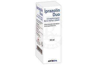 IPRAZOLIN DUO 0,5 MG + 0,6 MG/ML BURUN SPREYI, COZELTI