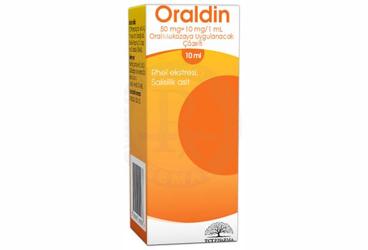 ORALDIN 50 MG/10 MG/1 ML COZELTI (10 ML)