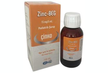 ZINC-BEG 15 MG/5 ML PEDIYATRIK SURUP (100 ML)