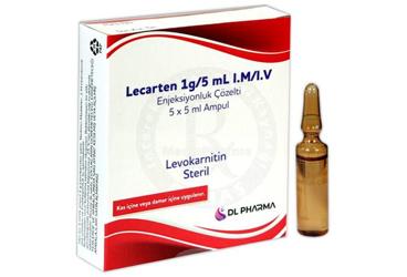 LECARTEN 1 G/5 ML I.M/I.V. ENJEKSIYONLUK COZELTI (5 AMPUL)